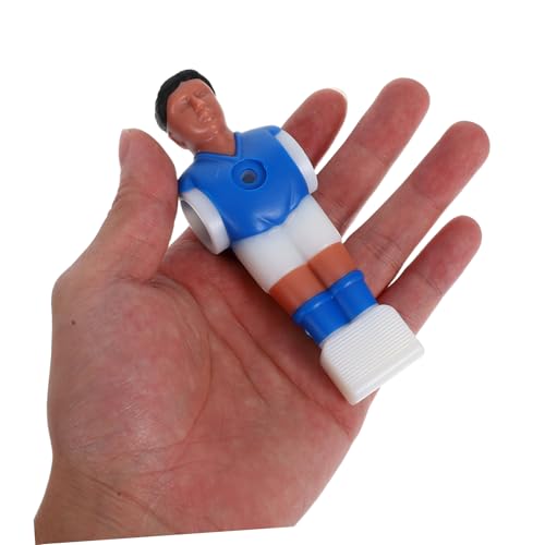 POPETPOP 4Pcs Football Player Figurines Durable Replacement Parts for Foosball Table Red Blue Easy Installation Soccer Foosball Table Accessories