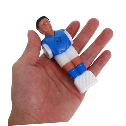 POPETPOP 4Pcs Football Player Figurines Durable Replacement Parts for Foosball Table Red Blue Easy Installation Soccer Foosball Table Accessories