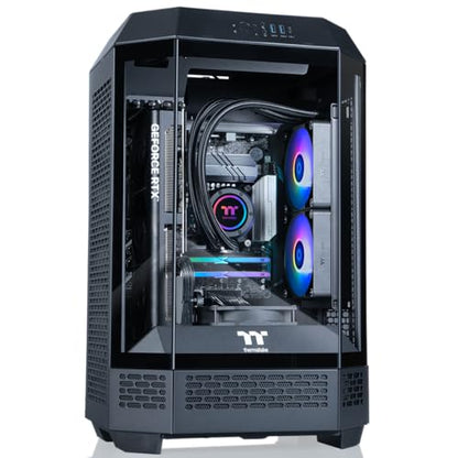 Thermaltake LCGS Reactor u2670T Gaming Desktop (Intel® Core™ Ultra 7 265KF, 32GB 6400MT/s DDR5 RGB Memory, NVIDIA GeForce® RTX 5070 Ti, 2TB NVMe M.2, WiFi, Windows 11) T3BK-B860-57T-LCS - size: 265KF, style: 5070Ti