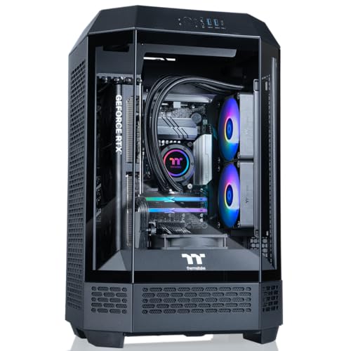 Thermaltake LCGS Reactor u2670T Gaming Desktop (Intel® Core™ Ultra 7 265KF, 32GB 6400MT/s DDR5 RGB Memory, NVIDIA GeForce® RTX 5070 Ti, 2TB NVMe M.2, WiFi, Windows 11) T3BK-B860-57T-LCS - size: 265KF, style: 5070Ti