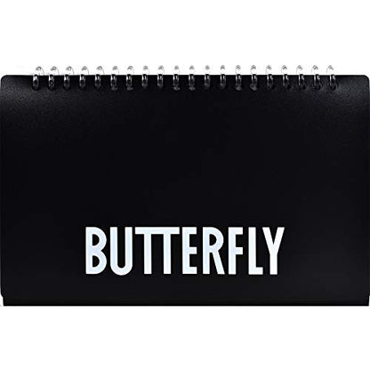Butterfly Mini Scoreboard III – Extremely Lightweight Mini Scoreboard – Weight: 200g – Size: W22.5 x H13.8cm – Game Scoring Cards 0-5 and Scoring Cards 0-21, Black, White, and Magenta