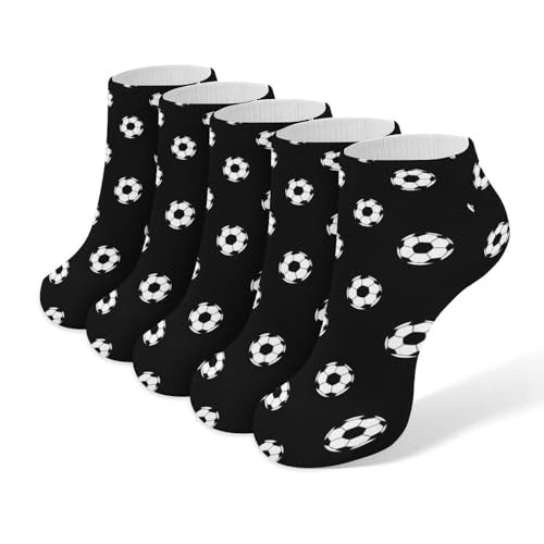 5 Pairs Women’s Low Cut Ankle Socks, Soft Athletic No Show for Running Yoga Daily Wear - color: Picture (19)