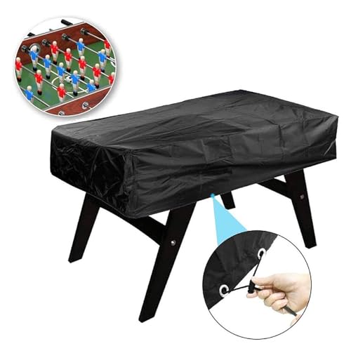 PerGar Foosball Table Cover, Silver, Waterproof, 210D Oxford Cloth, Universal Fit, 160x115x50cm