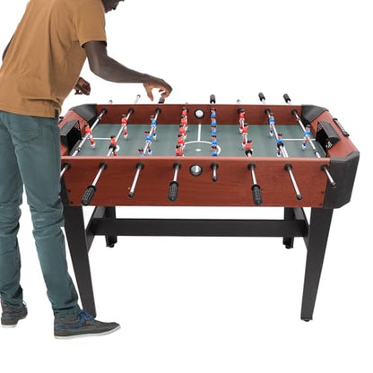 Foosball Table, Indoor Soccer Table for Kids and Adults with 360 Degree Goalie Rotation and 8-Stick, Multiplayer Games for Game Rooms
