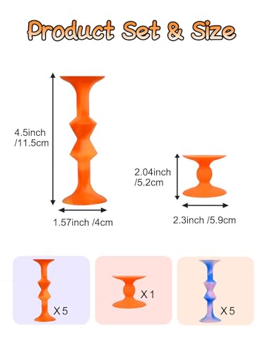 11Pcs Diamond Styled Valentine's Day Silicone Suction Cup Dart Game Pictionary Game for Family Party (Mix Color) - style: Mix Color