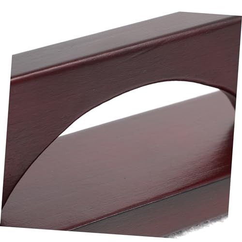 Shuffleboard Supplies Black Sand Cleaning Brush Wood Shuffleboard Cleaning Brush Polyester Fiber - color: Dark Red