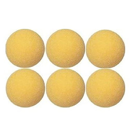 Tornado Official Foosballs Tournament Table Soccer Balls - Made in The USA - Commercial Quality - Play Like The Pros - color: Yellow, size: 6 Balls
