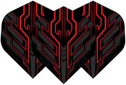 Dart Flights 105 Pieces (35 Unique Sets), 100 Micron PET, Universal Fit for Aluminum & PVC Shafts, for Steel & Soft Tip Darts, Premium Tournament Quality with 7 Designs