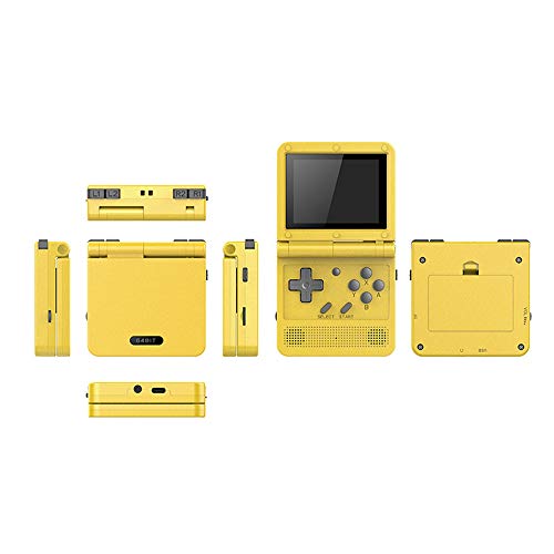 GoolRC Retro Handheld Game Console, with 16G Built-in 2000 Classic Games, Portable Hand Held Open Source Linux System 3.0-in HD IPS Screen Handheld Game Console (Yellow 16GB)