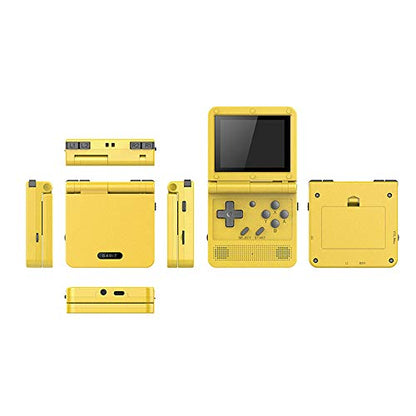 GoolRC Retro Handheld Game Console, with 16G Built-in 2000 Classic Games, Portable Hand Held Open Source Linux System 3.0-in HD IPS Screen Handheld Game Console (Yellow 16GB)