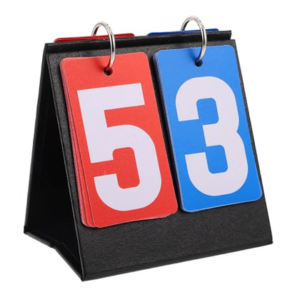 Mini Table Scoreboard: Score Counter for Football Volleyball Card Games - Portable Compact Scoreboard for Table Tennis Basketball Tournaments