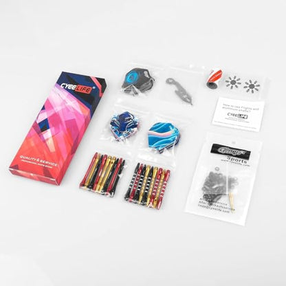 CyeeLife PET Dart Flights, Aluminium & PVC Shafts, Dart Tools, Sharpener, Dart O Rings
