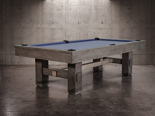 Nixon Billiards - Kemp Slate Billiard Pool Table (Grayson Gray, 7FT and 8FT) - size: 7FT Without Installation
