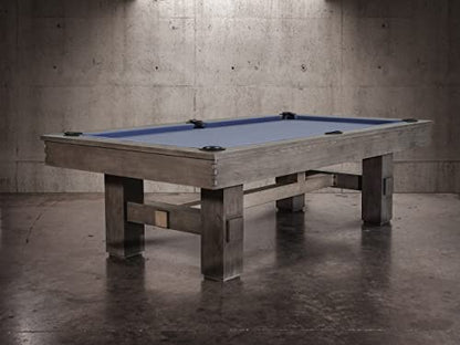 Nixon Billiards - Kemp Slate Billiard Pool Table (Grayson Gray, 7FT and 8FT) - size: 7FT Without Installation