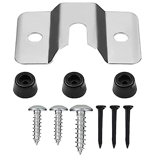 Silver Mounting Bracket Kit Screws Darts Boards for Wall Hanging Mounting Bracket Kit The Can Be Firmly Fixed to The Wall, Back Panel Or Cabinet