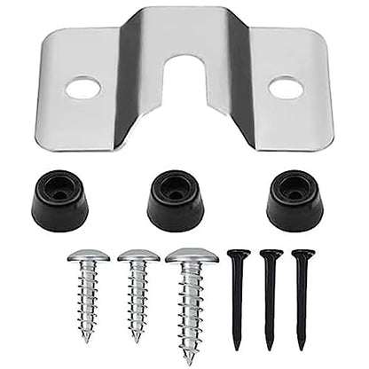 Silver Mounting Bracket Kit Screws Darts Boards for Wall Hanging Mounting Bracket Kit The Can Be Firmly Fixed to The Wall, Back Panel Or Cabinet