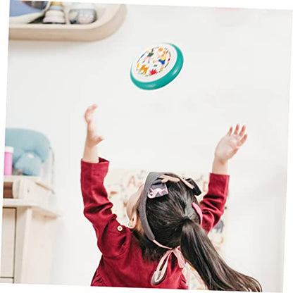 Boy Girl Flexible Flying Disc Toy Interactive Fun for Safe TPE Material Stylish Design for Backyard Games and Activities