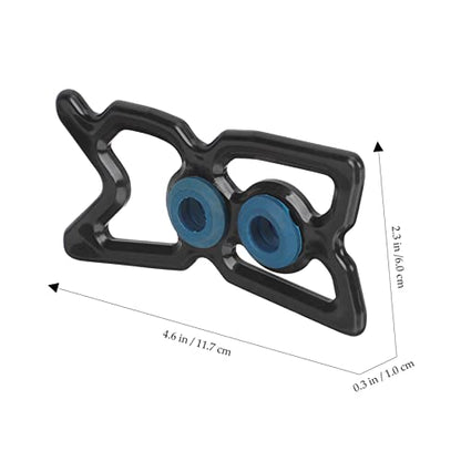 Happyyami Convenient Cue Holder for Billiards Portable Rest Cue Rack Durable Nine Ball Pole Stand Lightweight Bridge Head for Pool Table Easy to Use and Carry