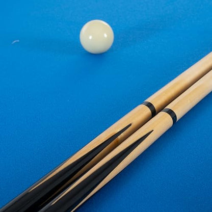 Foldable 63.8" Pool Table Set with Full Accessories, Blue Velvet