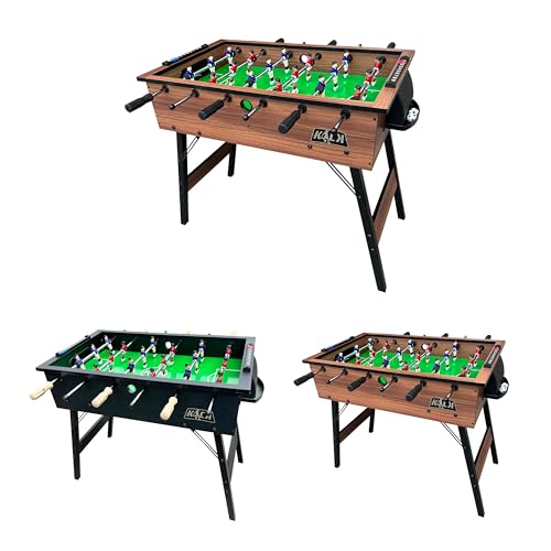 KICK Rattler 36" Foosball Table – Portable Indoor Game Table - color: Brown