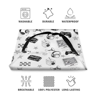 Castle Fairy Basketball Kitchen Apron - color: Gamepad Grey