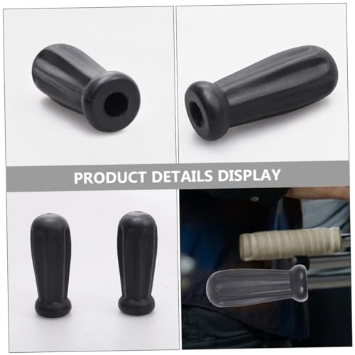 POPETPOP 2pairs Ergonomic Plastic Foosball Handles Easy Install Remove Replacement for Tabletop Soccer