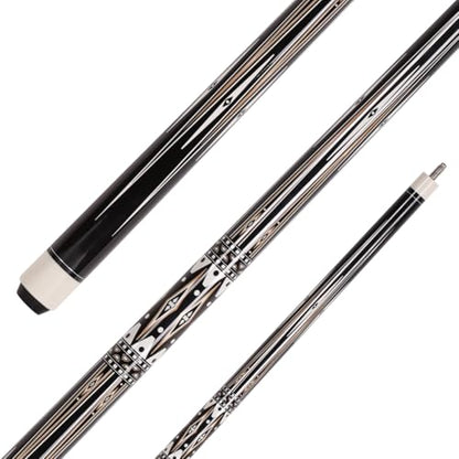 58 inch Canadian Maple Billiard Pool Cue Stick, 13mm 1/2 Maple Billiard Pool Stick, House Bar Pool Table Sticks for Men(Numerous Styles to Choose from) - color: P04