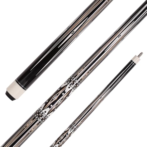 58 inch Canadian Maple Billiard Pool Cue Stick, 13mm 1/2 Maple Billiard Pool Stick, House Bar Pool Table Sticks for Men(Numerous Styles to Choose from) - color: P04