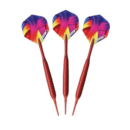Elkadart Neon Soft Tip Darts, 18-Gram - color: Neon/Red