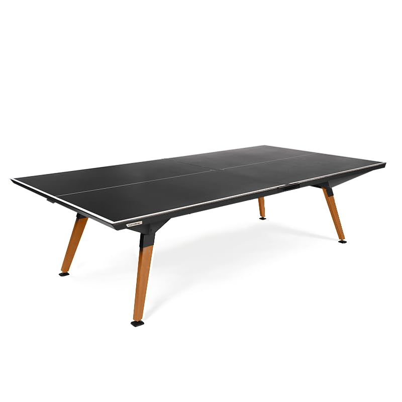 CORNILLEAU - Origin Outdoor Table - Design Ping-Pong Table - Made in France - Convertible - Black