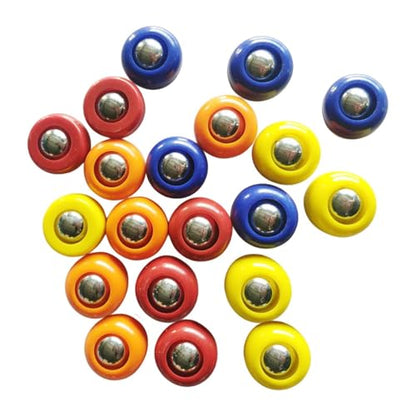 harayaa 10 Pieces Shuffleboard Pucks Indoor Replacement Set Tabletop Equipment Accessories PP Material Suitable for Family Activities Ki - size: 20Pcs 2.5x1.56cm