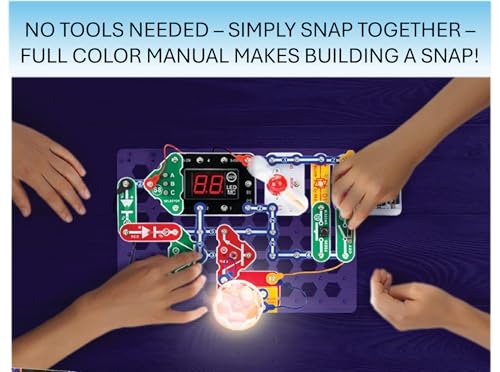 Snap Circuits “Arcade”, Electronics Exploration Kit, Stem Activities for Ages 8+, Full Color Project Manual (SCA-200) - style: Arcade