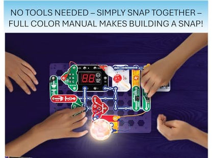 Snap Circuits “Arcade”, Electronics Exploration Kit, Stem Activities for Ages 8+, Full Color Project Manual (SCA-200) - style: Arcade