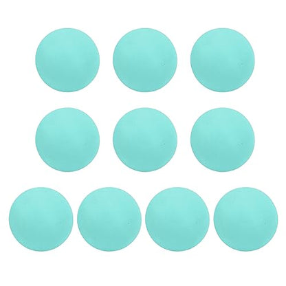 Drfeify EVA Foam Balls, 10pcs 65mm Soft Practice Balls with High Hit and Abrasion Resistance for Indoor Outdoor Training, Kids and Pets Play - color: Lake Blue
