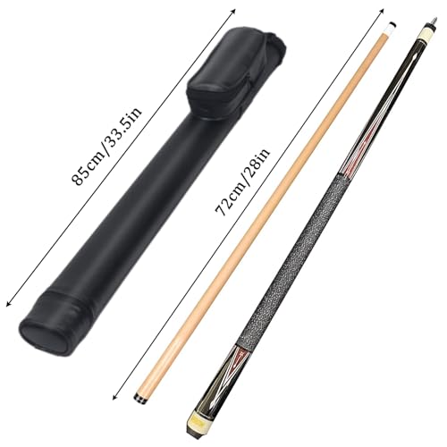 SUPERDIAMOND Pool Cue Stick Set Billiard Cue Sticks with Hard Case, 2-Pieces 58" Pool Table Sticks, 12.5 mm Tip Pool Queue,Pool Stick Set for Home Recreation, Billiards Clubs, Training - style: Billiard Cue Sticks-YMX-Y-D-1S