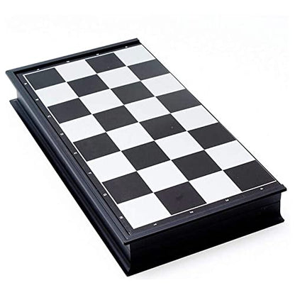 Magnetic Travel Chess Set 10 Inches with Folding Chess Board Educational Toys for Kids and Adults - size: 10"