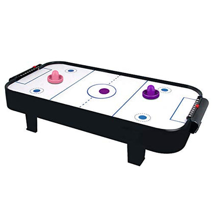 ONE250 Air Hockey Pushers and Red Air Hockey Pucks, Goal Handles Paddles Replacement Accessories for Game Tables (4 Striker, 4 Puck Pack) - color: Pink & Purple