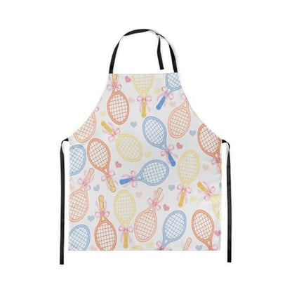Castle Fairy Boy Soccer Kitchen Apron - color: Colorful Tennis