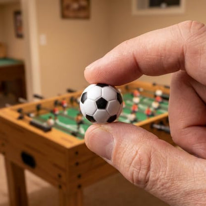 SHINEOFI 10 Pcs Table Foosball Replacement Balls, 22mm Mini Football Balls for Foosball Table Accessories, Party and Recreation Room Supplies for Kids