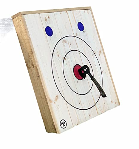 Leaning Axe and Knife Throwing Target - Tomahawk Targets