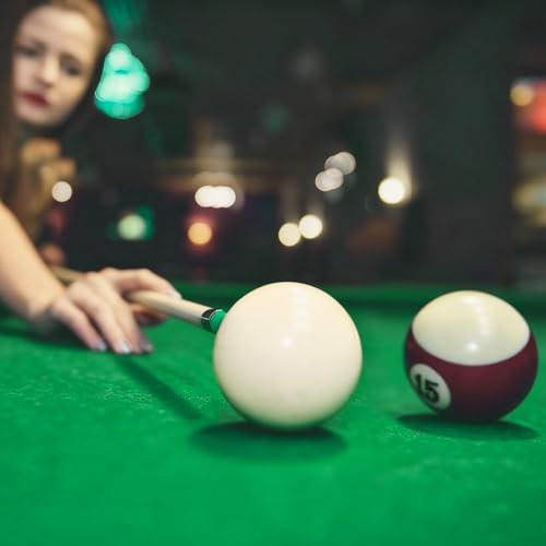 Soulchen Oversized Cue Ball 2 3/8" Training Ball Suitable for Billiard Pool Table for Coin-op and Barbox Tables