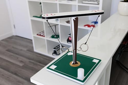 Noble Heritage Baseball T Hook & Ring Toss Game – Made in USA | Family Game Night, Baseball Fans, Backyard BBQs, Sports Parties | Easy Setup & Storage | Durable & Eco-Friendly | Great Gift Idea