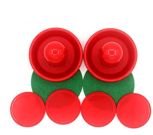 8 Pcs Air Air Hockey Paddle Pusher Puck Replacement Mini Slider Pusher Multi Game Table Replacement Accessories