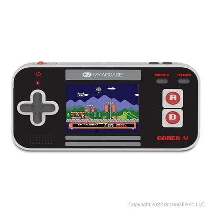 My Arcade Gamer V Classic-Red: Portable Gaming System with 220 Games, 2.5" Color Display, Pocket Size (DGUN-3911) - style: Gamer V Classic-Red