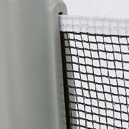 Tyenaza Retractable Pong Net, Portable Table Tennis Net and Post Set, for 66.9in Wide Tables Grey Blue(13.8x19cm)