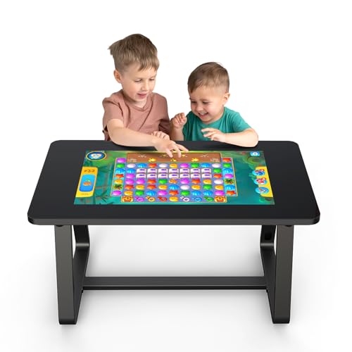 MWE 32 Inch Game Table, Multifunctional Touchscreen Table, Detachable Interactive Display for Indoor Entertainment, Meetings & Education, Android 13, 8+128GB
