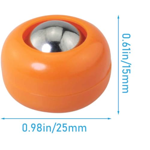 16PCS Mini Shuffleboard Replacement Curling Accessories Red Blue Yellow Orange 4 Each 1x 0.55 inch Pool Bowling Curling Ball Accessories Tabletop Equipment Roller Set