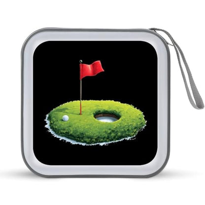 Golf Ball Near Hole CD Storage Case 40 Capacity Disc Storage Binder for Car Home Travel