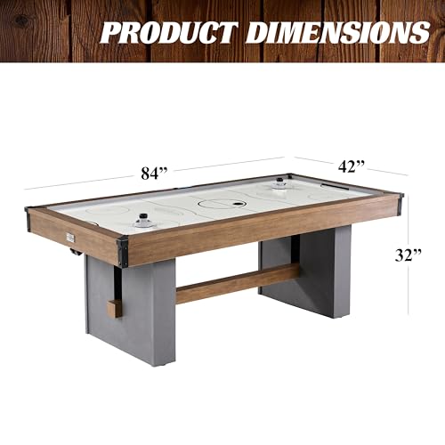 Barrington Billiards Air Hockey Table with Accessories, Perfect for Family Game Rooms | with Accessories - style: 7 Ft. Urban