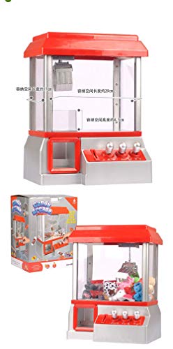 Large Claw Toy Grabber Mini Arcade Machine with Lights & Sounds - Electronic Claw Toy Grabber Machine, Animation, Authentic Arcade Sounds for Exciting Play – with Volume Control Switch